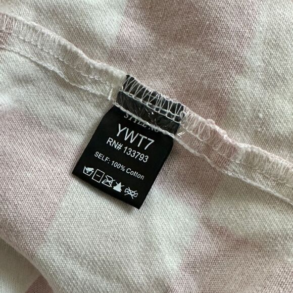 NWOT Pol barbie pink & white checkered boho y2k Shacket Sz S - Picture 7 of 8